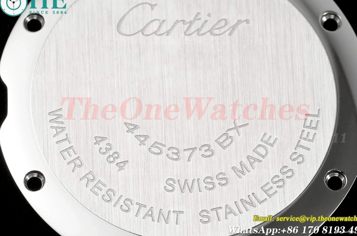 RG De Dial SS White Cartier Quartz Pasha AF 30mm Ladies 0109